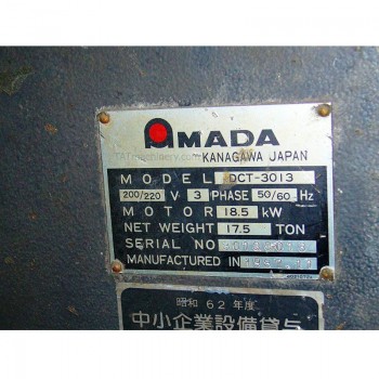 Máy Cắt Tôn Amada DCT-3013 KIBF-022-01