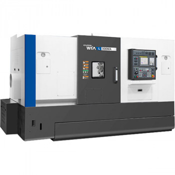 Máy tiện ngang CNC Huyndai Wia L300LMC